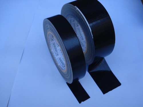 Rouleaux adhésif noir - rouleaux, toilé