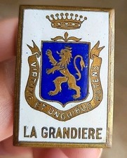 INSIGNE MARINE.  LA GRANDIERE. AVISO DRAGUEUR.   DRAGO OM 