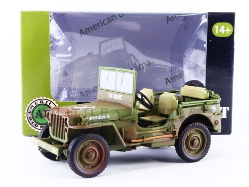 American diorama jeep - diorama, 1/18