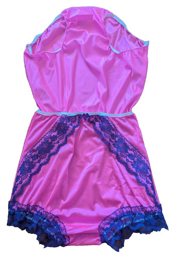 Hot pink nylon tricot - tricot, purple