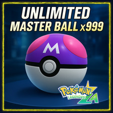 Unlimited MasterBall x999 - Légendes Pokémon ZA / Légende Z-A / Leyendas