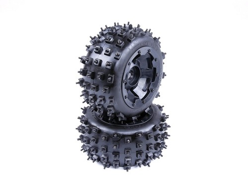 Rear studded tyres 2pcs 24mm - studded,