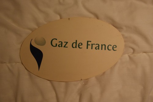 Plaque epoxy gaz france - plaque,