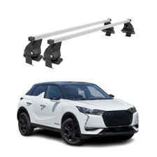 Barres de toit transversales pour DS3 Crossback 2018-2024 Acier Gris