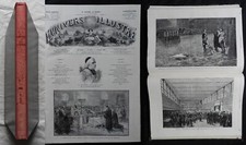 Journal L'UNIVERS ILLUSTRE 1883 1er semestre / reliure de janvier à juin