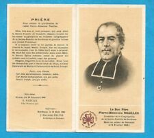 IMAGE PIEUSE RELIQUE PERE  BIENVENU DE NOAILLES BORDEAUX  VETEMENTS 1873 1861