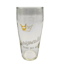 ?? Verre à Bière Champigneulles – Reine des Bières – Logo Couronne Dorée