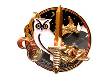 INSIGNE GENIE LEGION ETRANGERE 2° REG PLONGEUR S.R.I.O ( chouette)