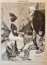 MODEL ARTISTE POSE GERBAULT HUMOUR 1911 PRINT ARTIST MUSE