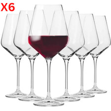 Verres Vin Rouge en Cristal