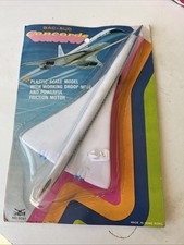 Jouet vintage neuf emballage avion supersonique Pétrel Concorde Panam