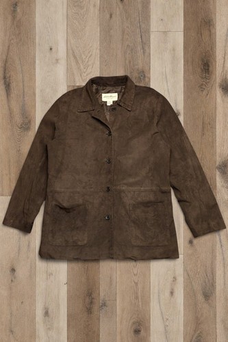Eddie bauer suede - suede, leather
