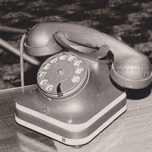 Téléphone cadran rotatif - téléphone,