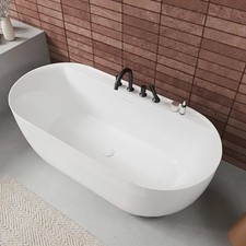 Baignoire Îlot en Acrylique TOTS Acoda 1700X800X595mm Blanc Brillant - 779A