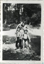 PHOTO ANCIENNE - VINTAGE SNAPSHOT - HOMME TORSE NU SLIP BAIN EQUILIBRE - MAN 