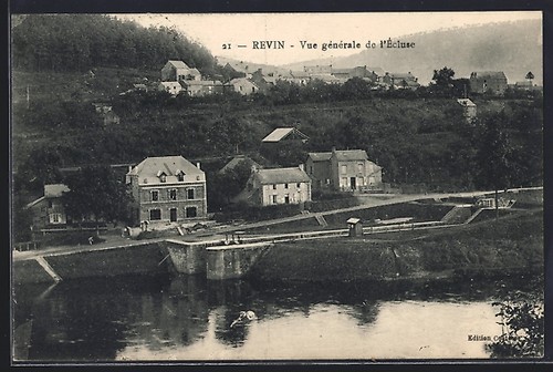 Cpa revin vue générale de - revin,,