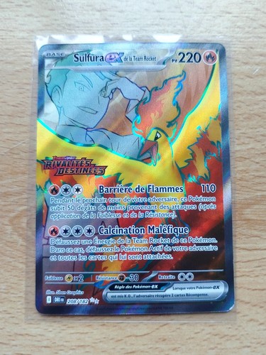 Carte pokemon sulfura - carte, de