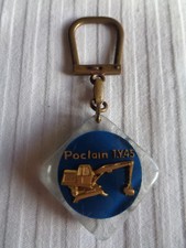 ANCIEN PORTE CLE BOURBON PELLE POCLAIN TY 45 BOUSSOLE