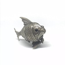 Antique Vintage Silver Fish