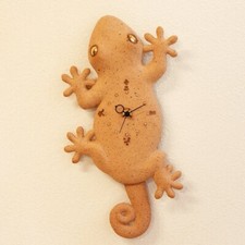 Pendule murale japonaise Lucky Gecko poterie terre cuite seto ware for cadeau