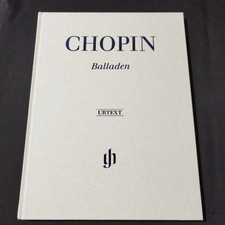 Partition piano Chopin Ballad Collection Henle couverture rigide/étagère en...
