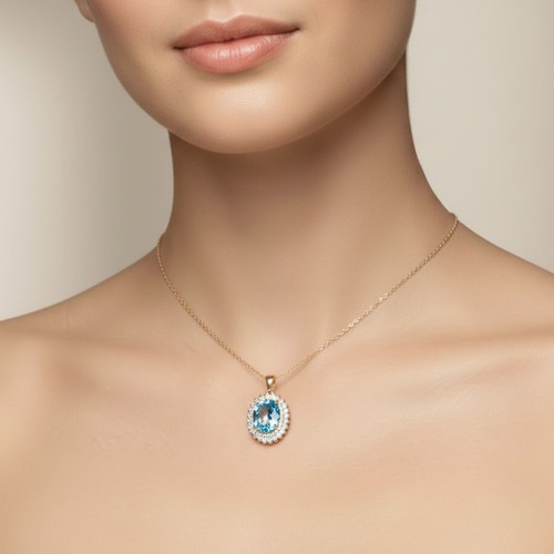 Pendentifs double halo - , en