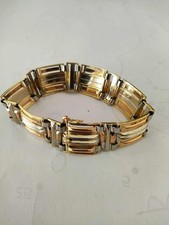bracelet gourmette or 18K 41g03 ancien