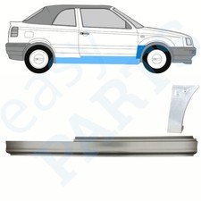 VOLKSWAGEN GOLF 3 Cabrio Tôle de réparation d'aile avant + Seuil / Droite