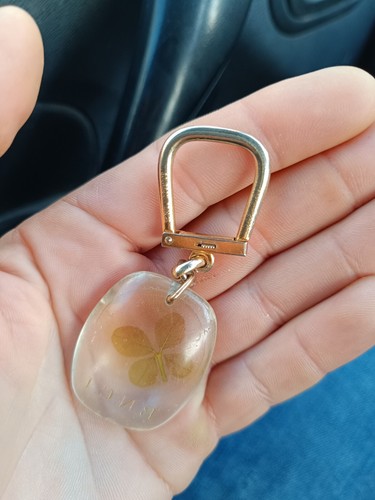 Porte clés bourbon trèfle - porte-clés,