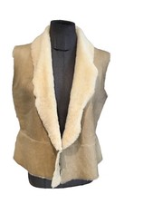 Superbe Veste Gilet Cuir
