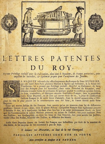 Affichette 18eme siecle - affichette,