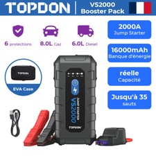 TOPDON VS2000 2000A chargeur