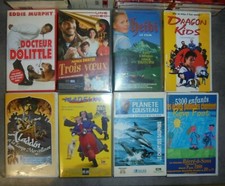 VHS LOT 8 K7 CASSETTES VIDEO