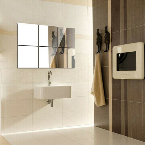 16pcs miroir carrelage - miroir, mural