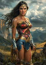 Guerrière en armure rouge en