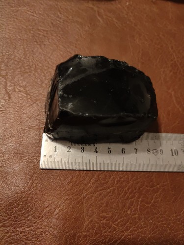 Obsidienne noire brut - 7, x5x4