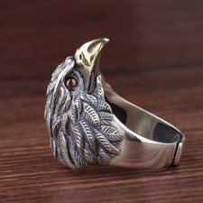Bague en argent 925  tete