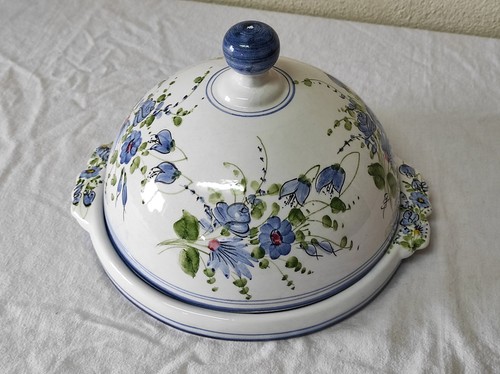 Ancien plateau avec cloche - plateau, en