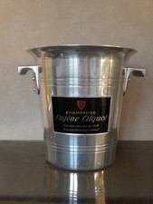 Old Vintage eugène cliquot french Champagne Wine Ice Bucket Cooler BAR oenologie