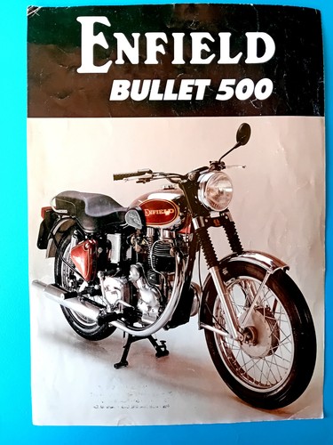 Publicité moto enfield - publicité,