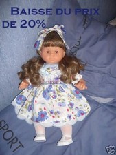 TRÈS JOLIE POUPÉE FAMOSA BAIGNEUR CHAUSSURE YEUX NOISETTE 1980 50CM 