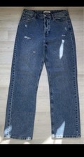 Jean mom / droit PROMOD bleu