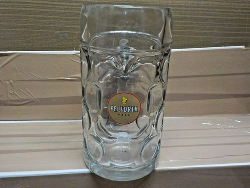 Chope verre litre biere - 1,
