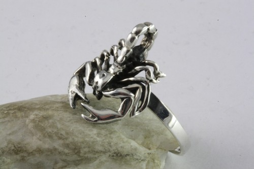 Bague scorpion argent 925 - scorpion,