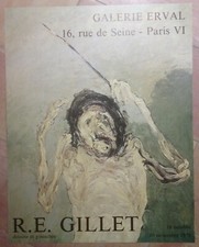 R.E. GILLET 1978 AFFICHE