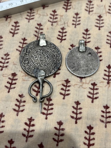 Fibule pendentif argent - fibule, et