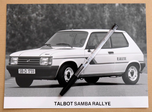 Talbot samba rallye - talbot,