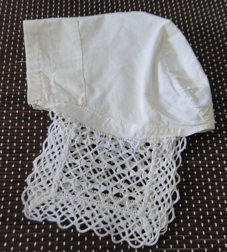Coiffe béguin ancien - ,