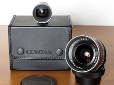 Carl Zeiss Biogon 2.8 / 21 mm pour Contax  G1 et G2 plus viseur Contax GF 21 mm