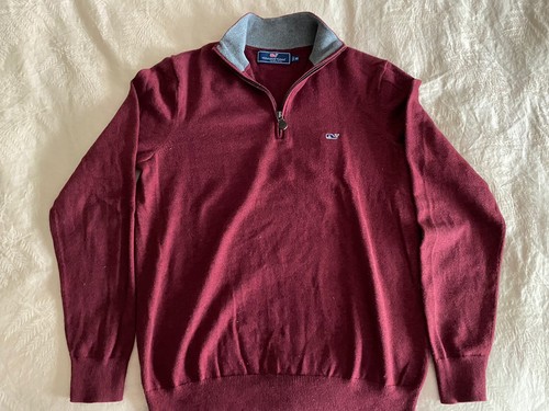 Vineyard vines zip sweater - vines, 1/4